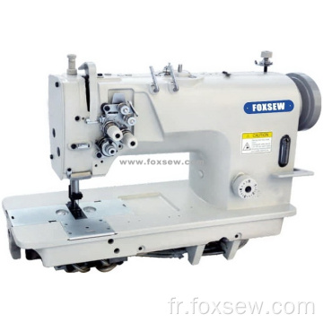 Machine à coudre fixe à grande vitesse de point noué de barre d&#39;aiguille de double